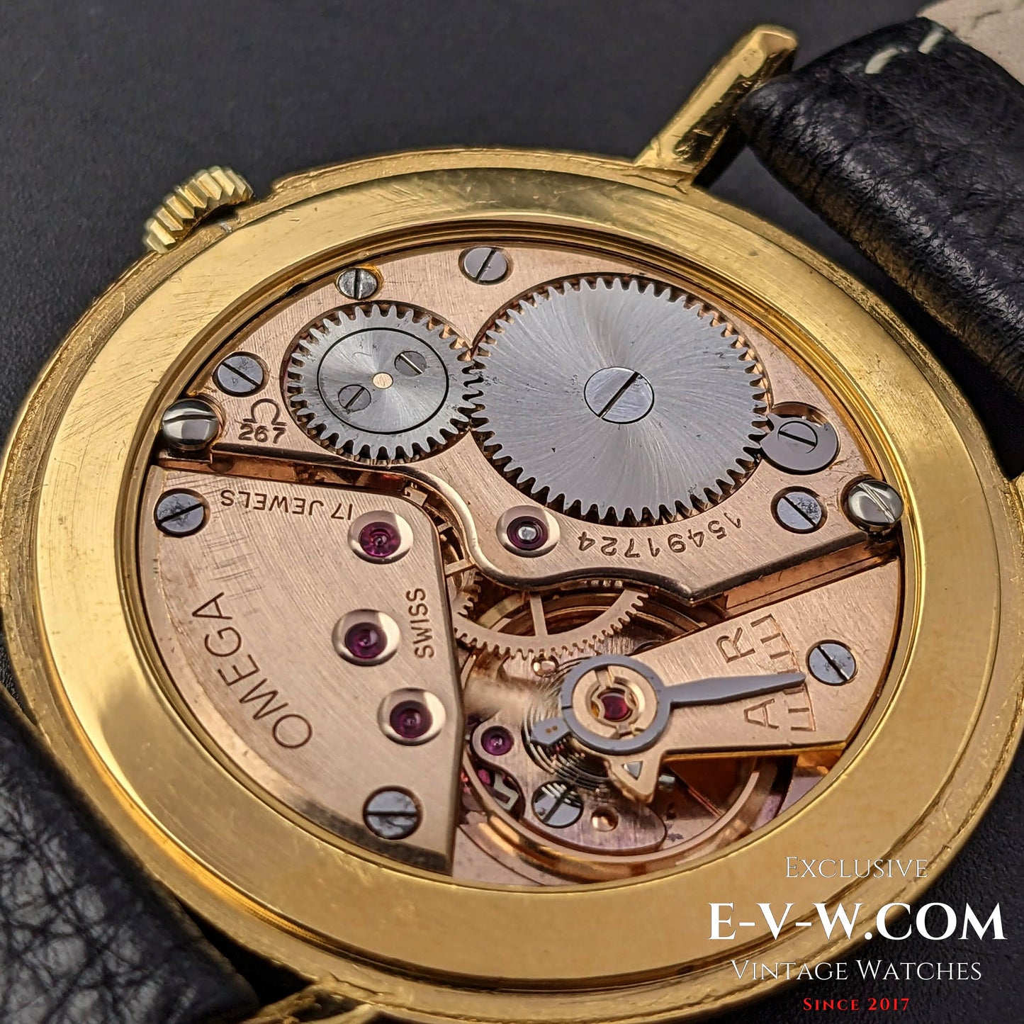 Omega Gold Plaque Oversize  /Ref. BK2808-1 /cal.267  (30T2) / Vintage 1958