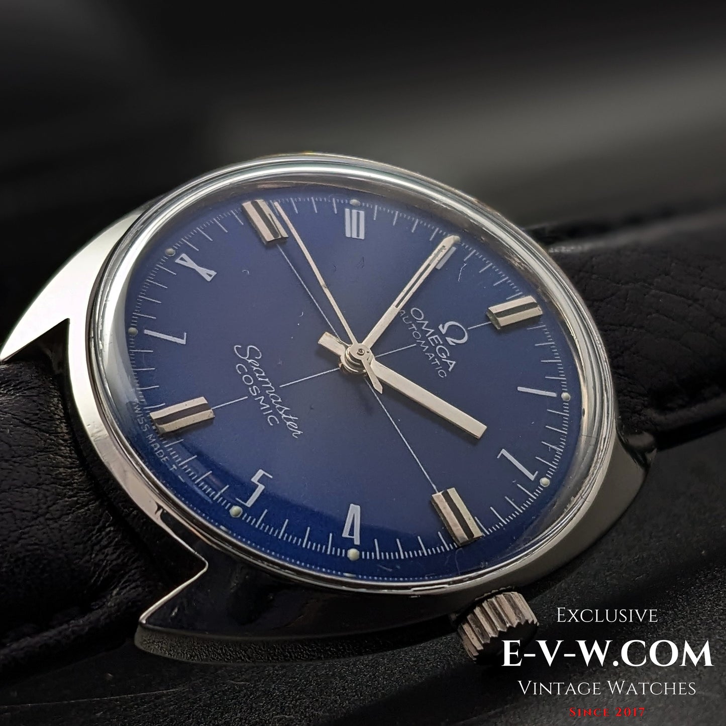 Omega Seamaster Cosmic Automatic Blue Dial / Ref. 165.026 / cal.552 / Vintage 1966