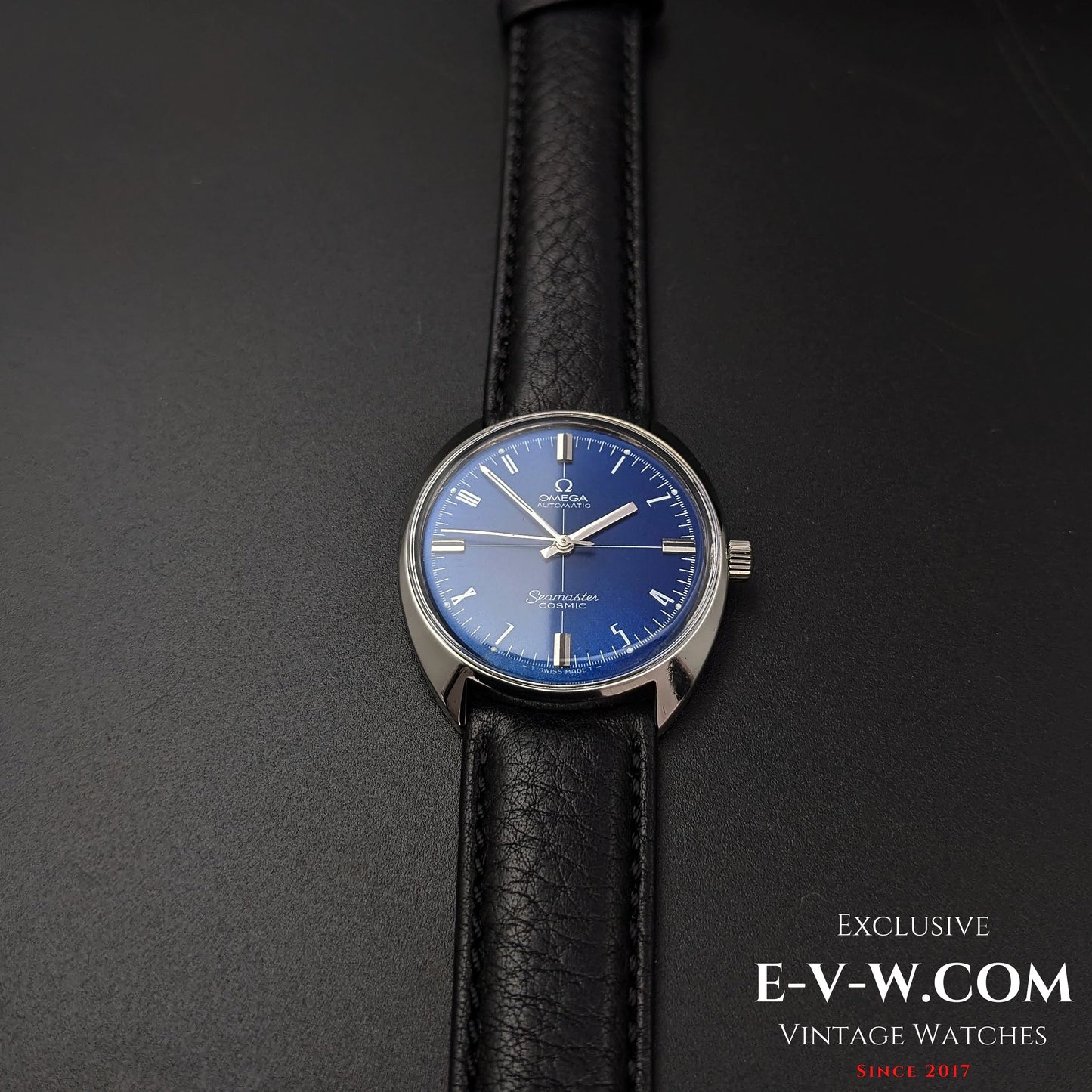 Omega Seamaster Cosmic Automatic Blue Dial / Ref. 165.026 / cal.552 / Vintage 1966