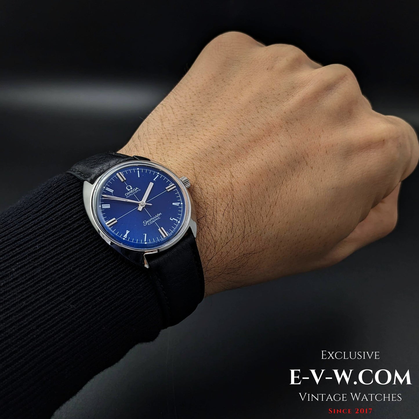 Omega Seamaster Cosmic Automatic Blue Dial / Ref. 165.026 / cal.552 / Vintage 1966