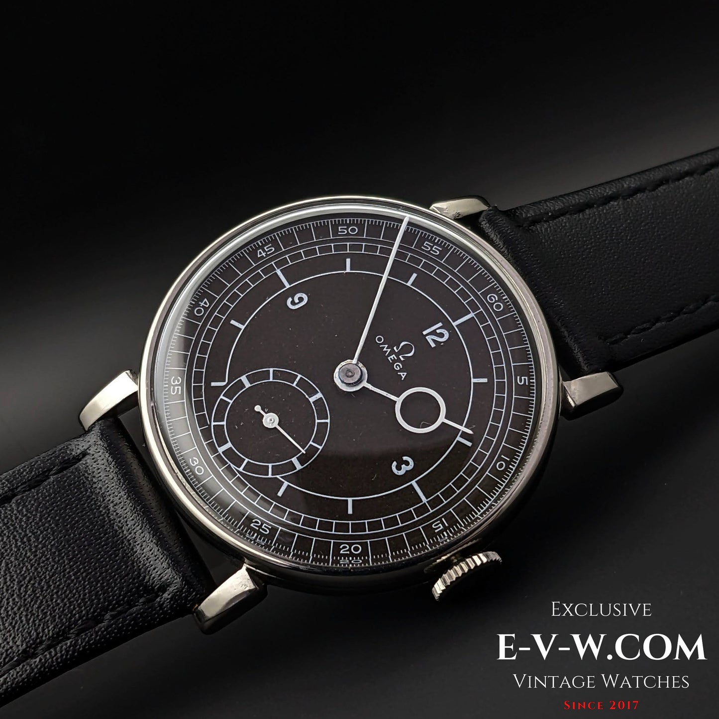 Omega Black Sector Dial / Pontifex Hands / cal.26.5 / Vintage 1935