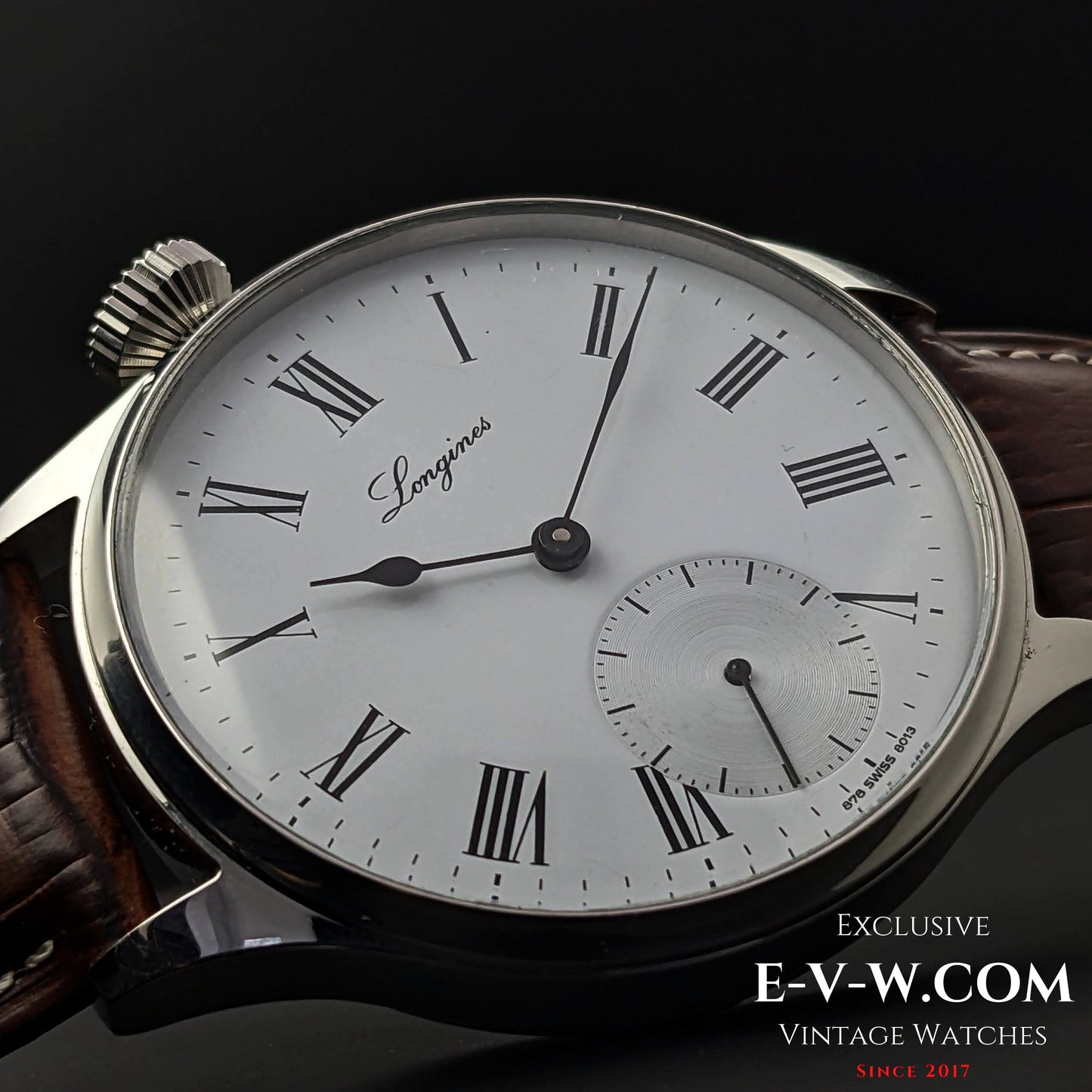 Longines 1980s Movement Jumbo 45mm / Pocket Watch Conversion / Calibre L878.4 / Marriage Watch