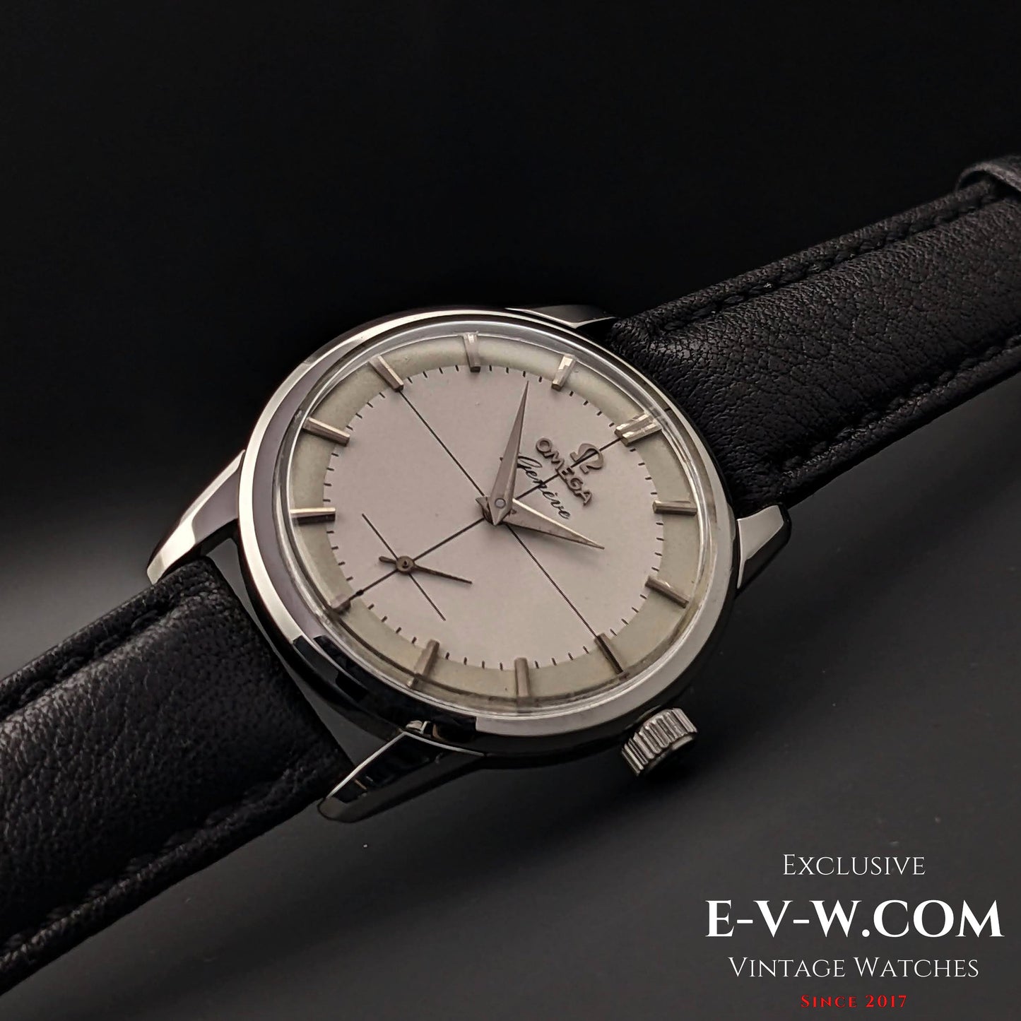 Omega Geneve Crosshair Dial / Ref 2903-17 /cal 268 (30T2 Familly) / Vintage 1961