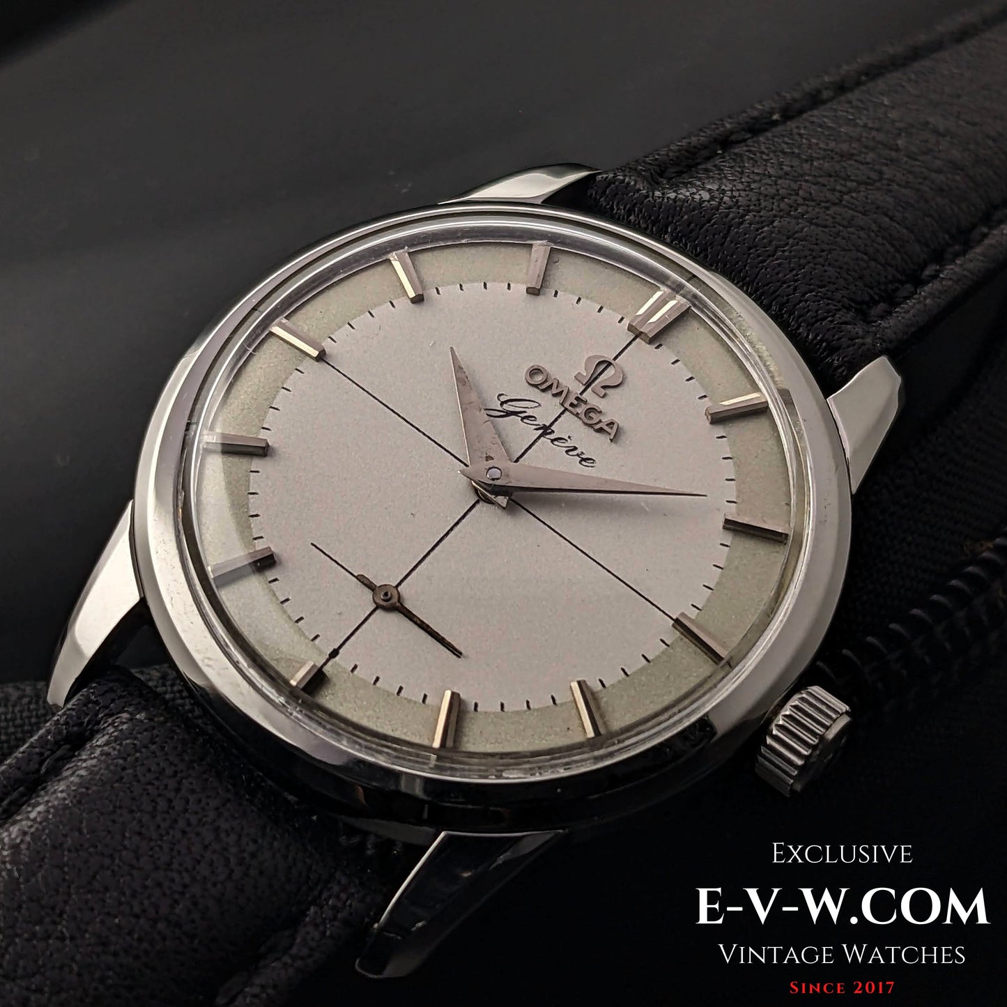 Omega Geneve Crosshair Dial / Ref 2903-17 /cal 268 (30T2 Familly) / Vintage 1961