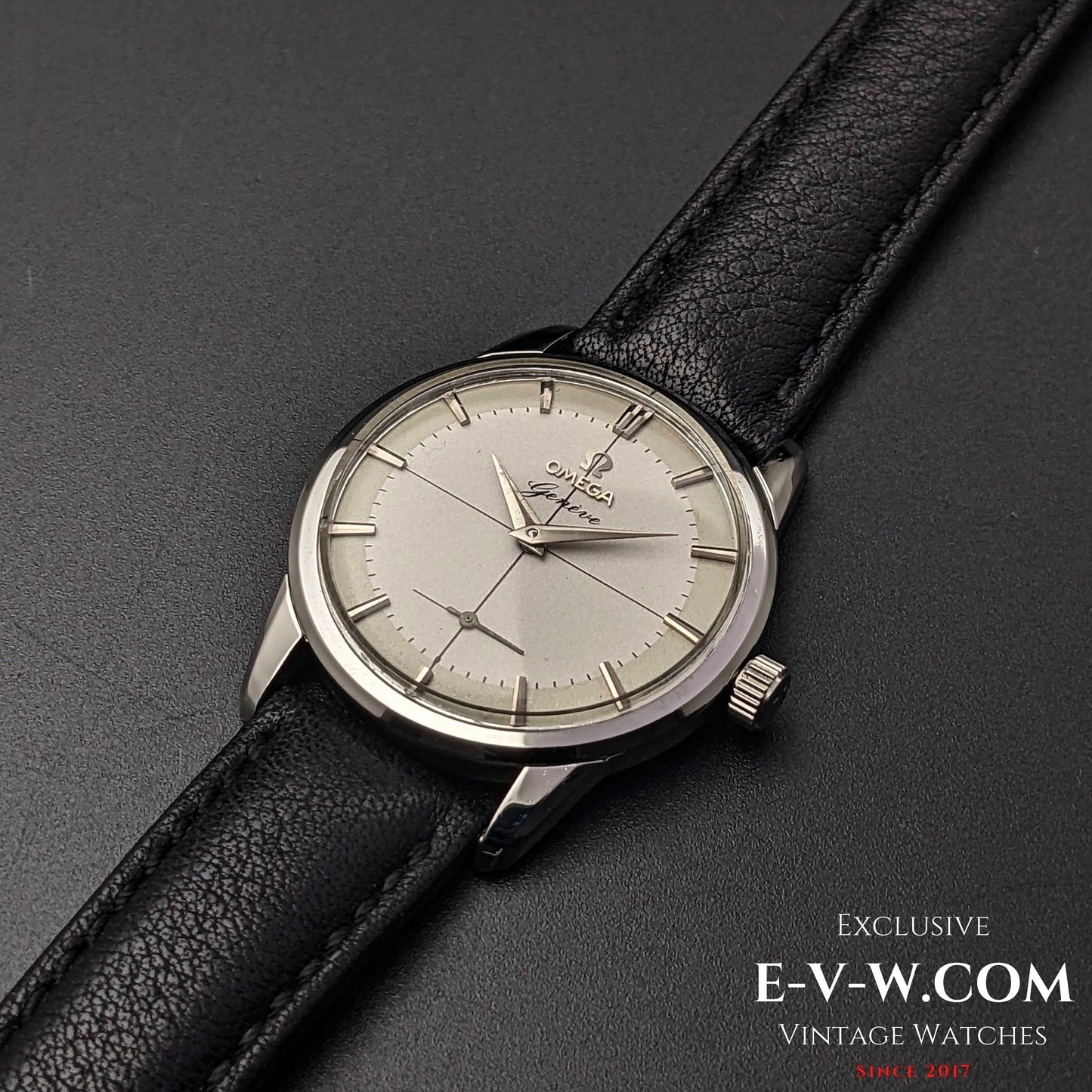 Omega Geneve Crosshair Dial / Ref 2903-17 /cal 268 (30T2 Familly) / Vintage 1961