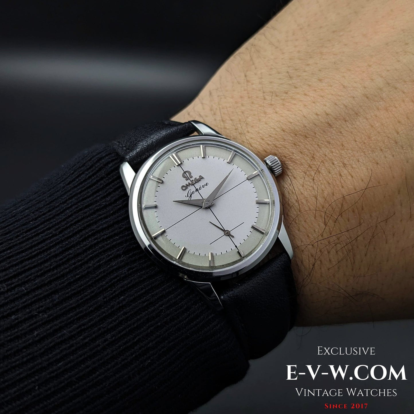 Omega Geneve Crosshair Dial / Ref 2903-17 /cal 268 (30T2 Familly) / Vintage 1961