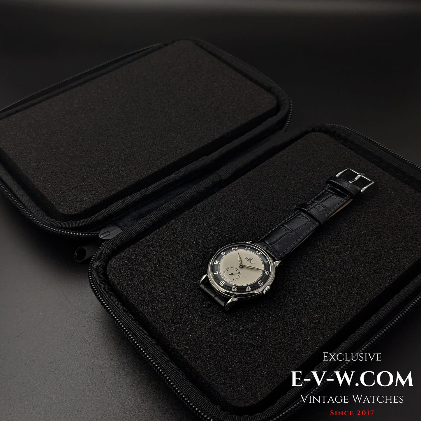 Vintage 1947 Omega Bull's Eye Dial Automatic Bumper / Ref 2398-1 / cal.332 /