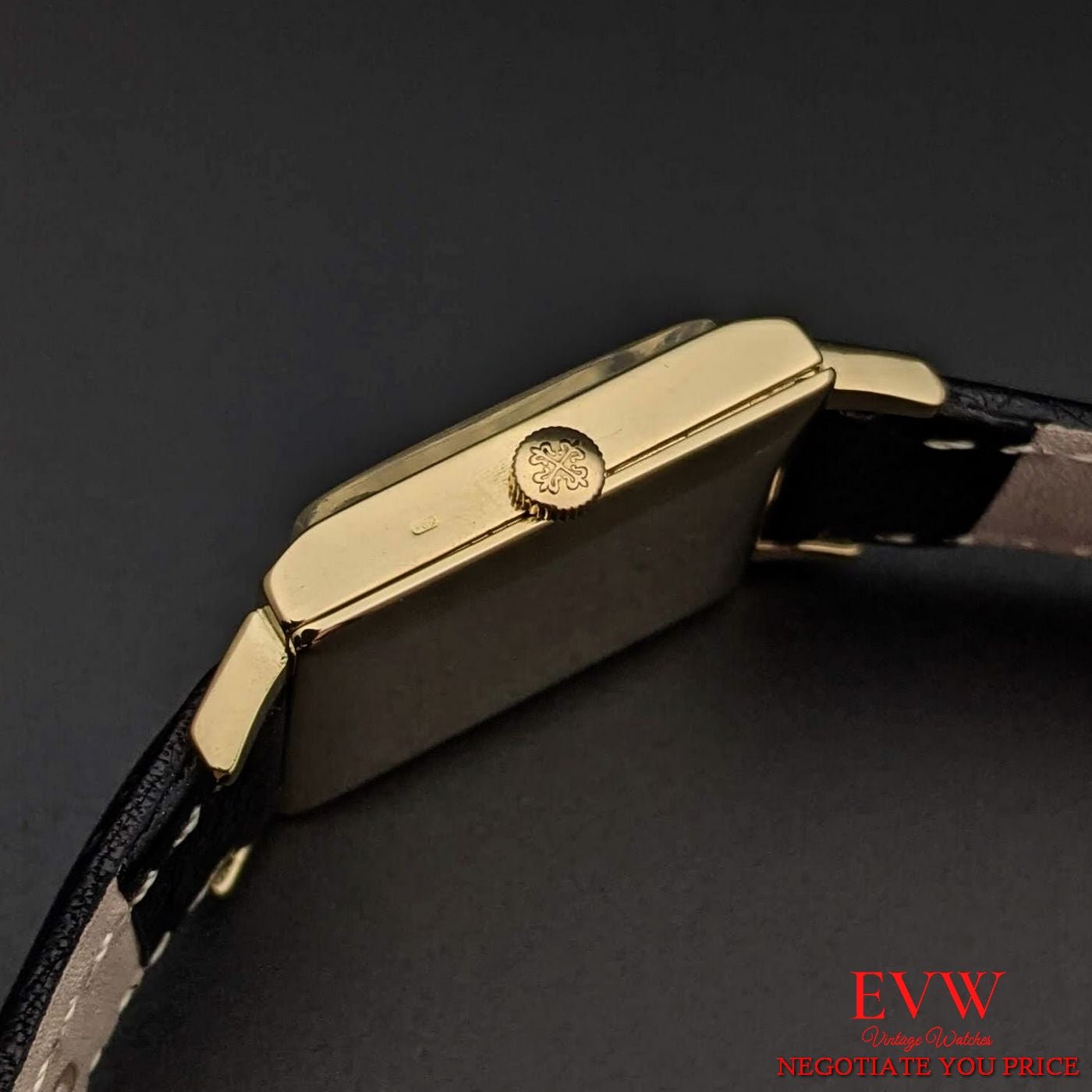 vintage watch Patek Philippe Square 18k Gold  ref 3406