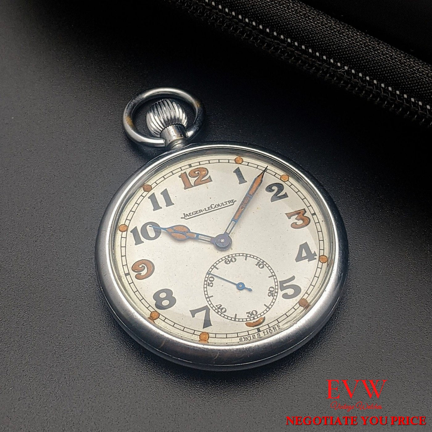Pocket Watch Jaeger-LeCoultre British Army WWII Military G.S.T.P