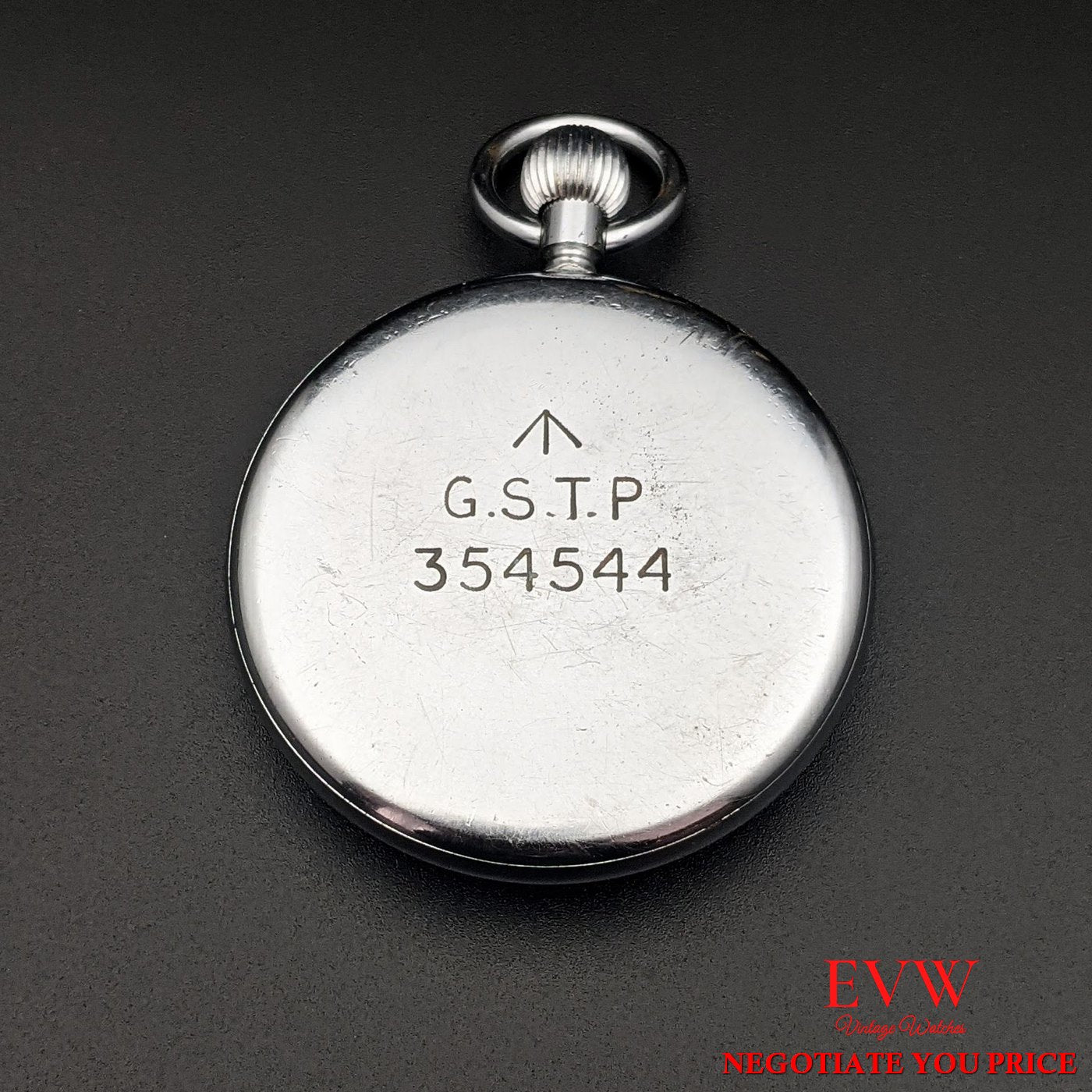 Pocket Watch Jaeger-LeCoultre British Army WWII Military G.S.T.P