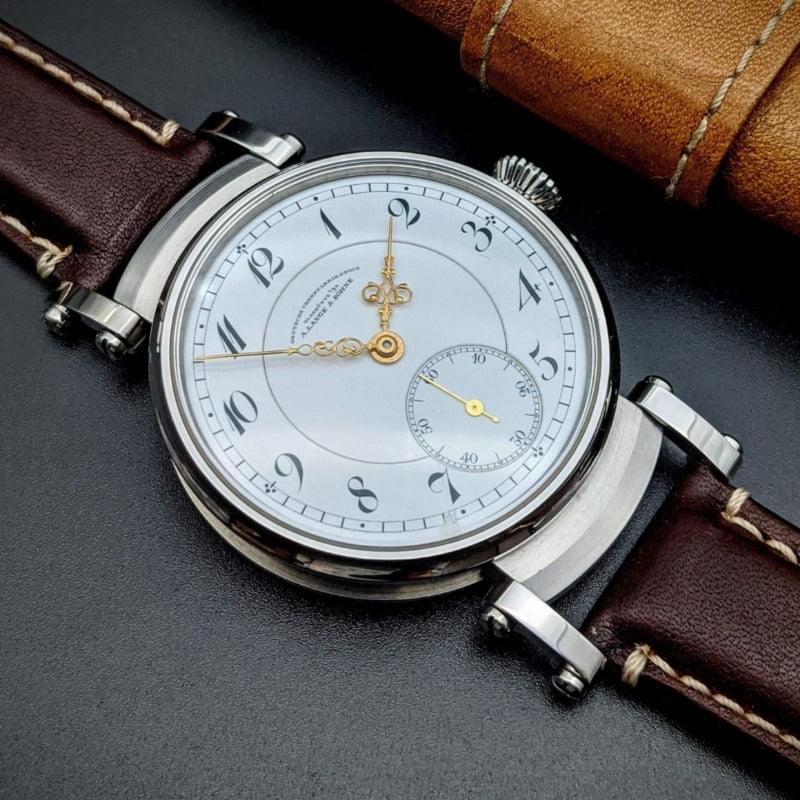 A. Lange & Söhne DUF "Deutsche Uhrenfabrikation" Glashutte  Antique 1916 Marriage Watch