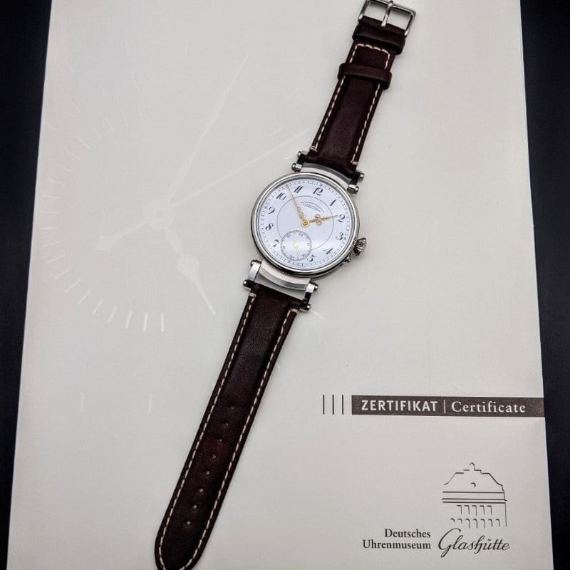 A. Lange & Söhne DUF "Deutsche Uhrenfabrikation" Glashutte Antique 1916 Marriage Watch