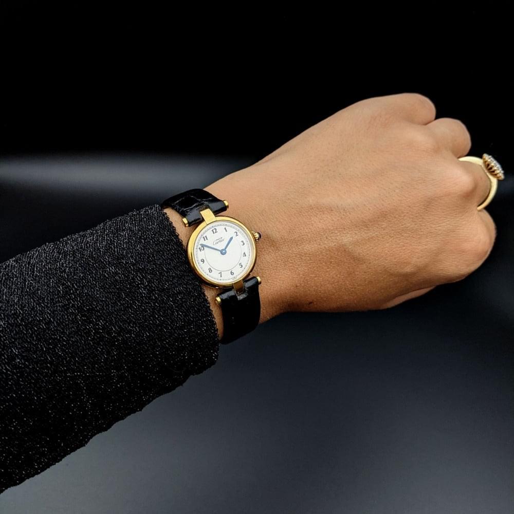 Cartier Must De Vermeil VLC Ronde Reference 590004