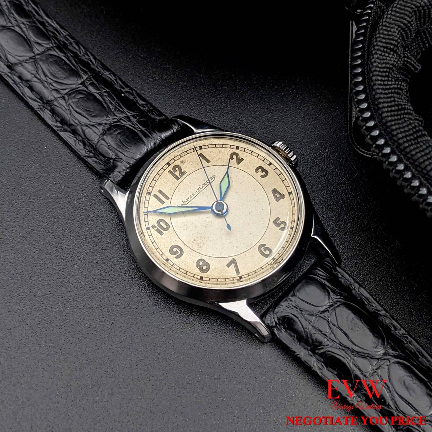 老式手表 Jaeger-LeCoultre 皇家空军二战军事校准。 P478