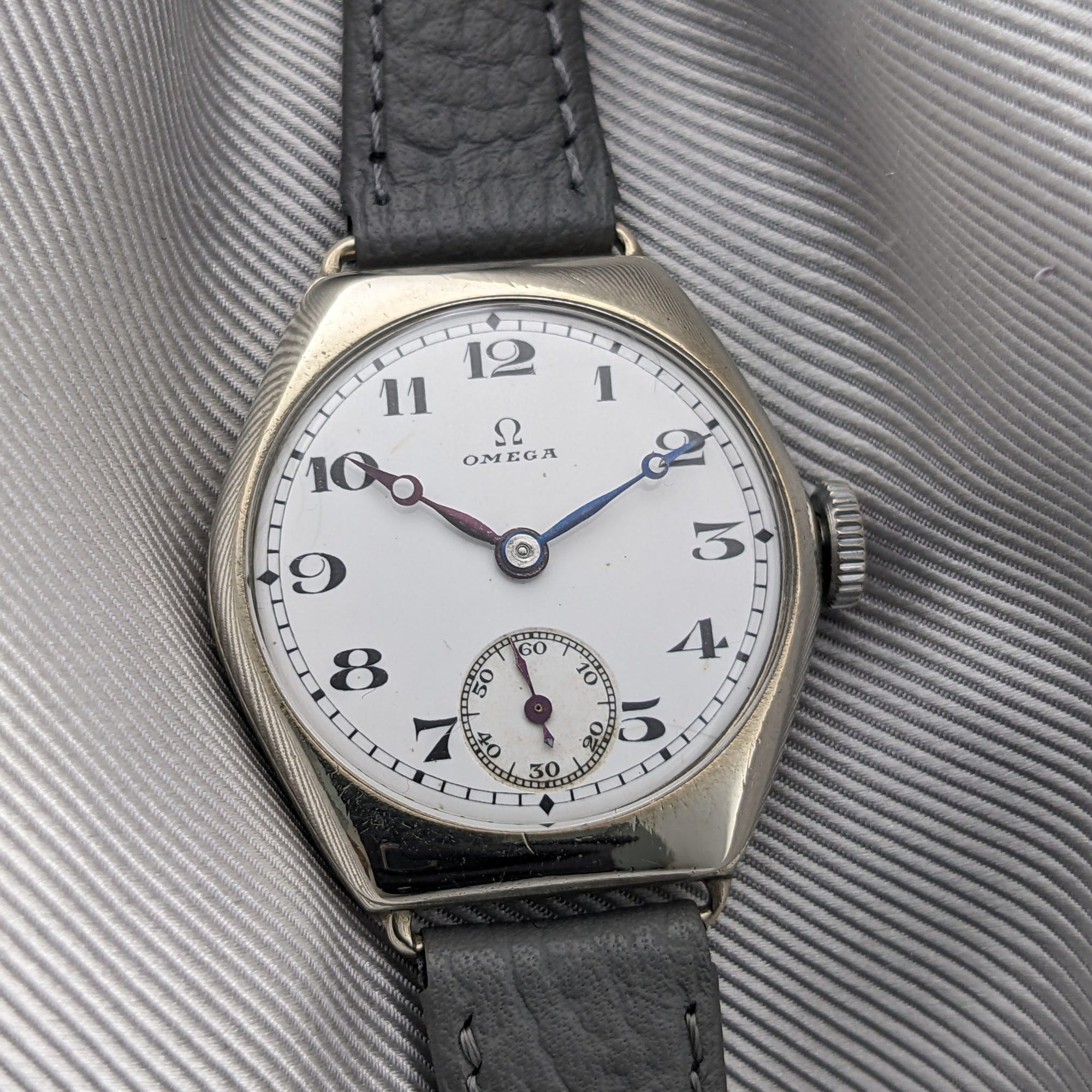 103 Years Old Omega Antique 1923 Watch / Cal 26.5 SOB Movement / Serviced vintage watch