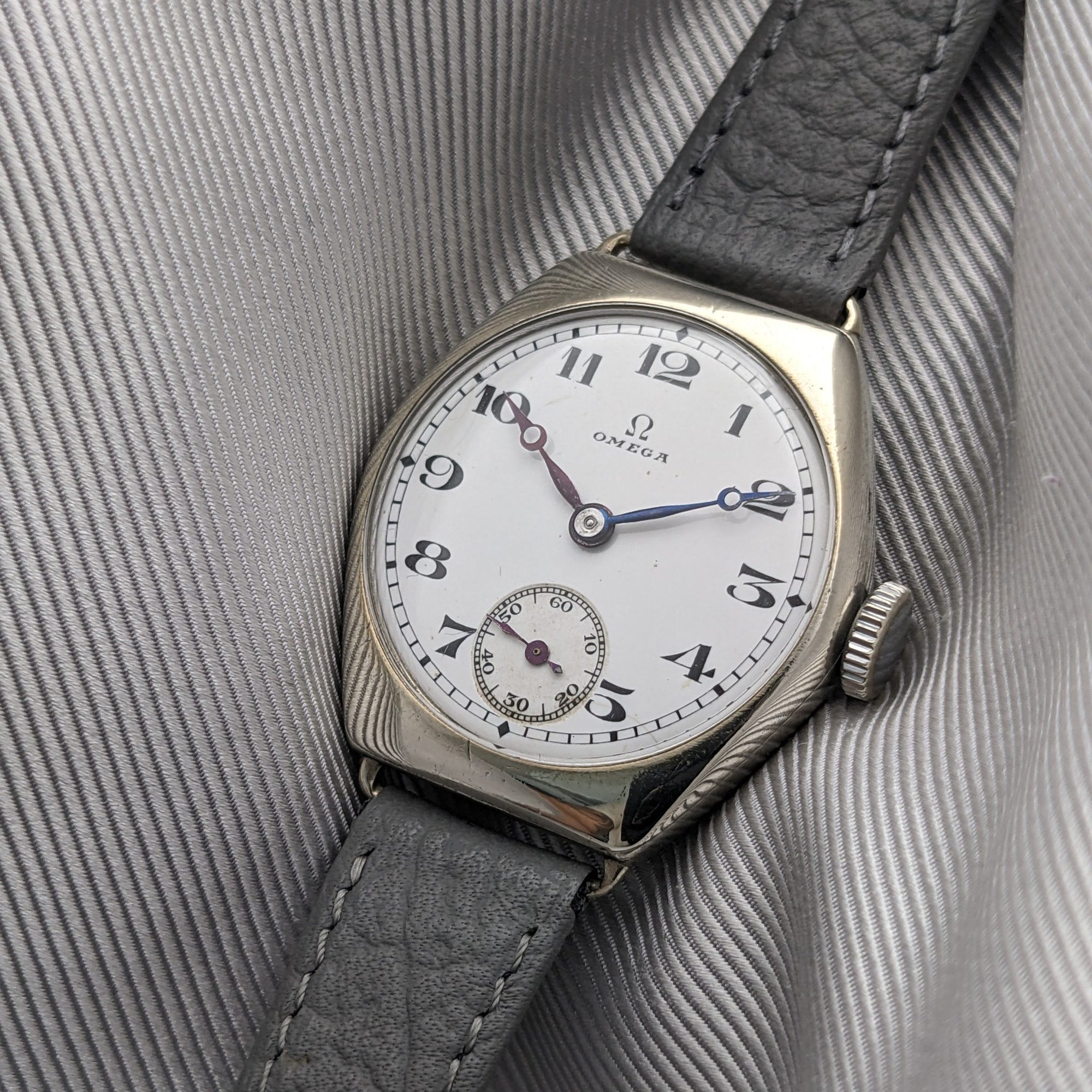 103 Years Old Omega Antique 1923 Watch / Cal 26.5 SOB Movement / Serviced vintage watch