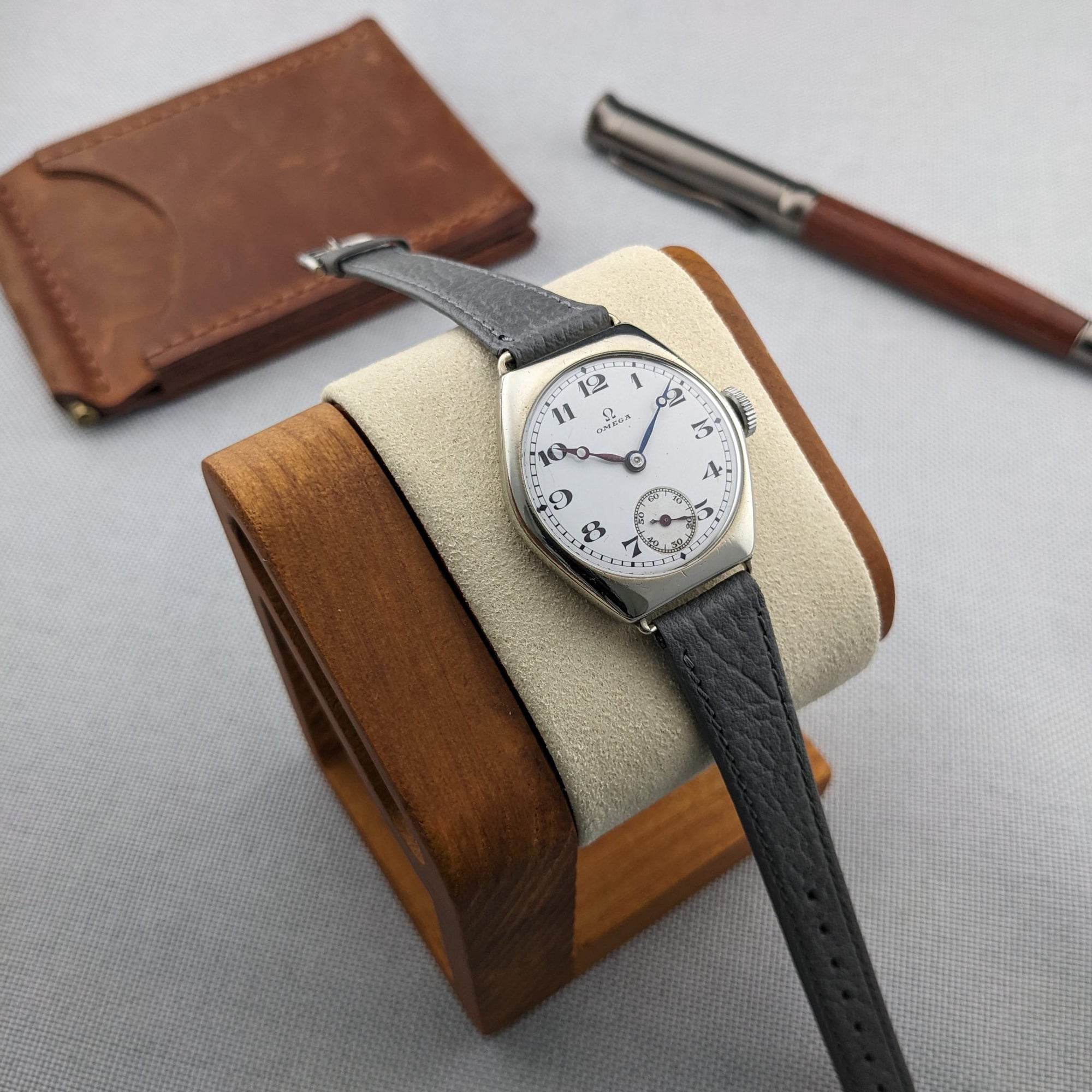 103 Years Old Omega Antique 1923 Watch / Cal 26.5 SOB Movement / Serviced vintage watch