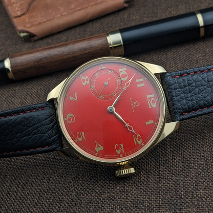 108 Years Old Antique Omega pocket Watch Movement / Antique Gilded Cal 19LB Movement / Serviced vintage watch