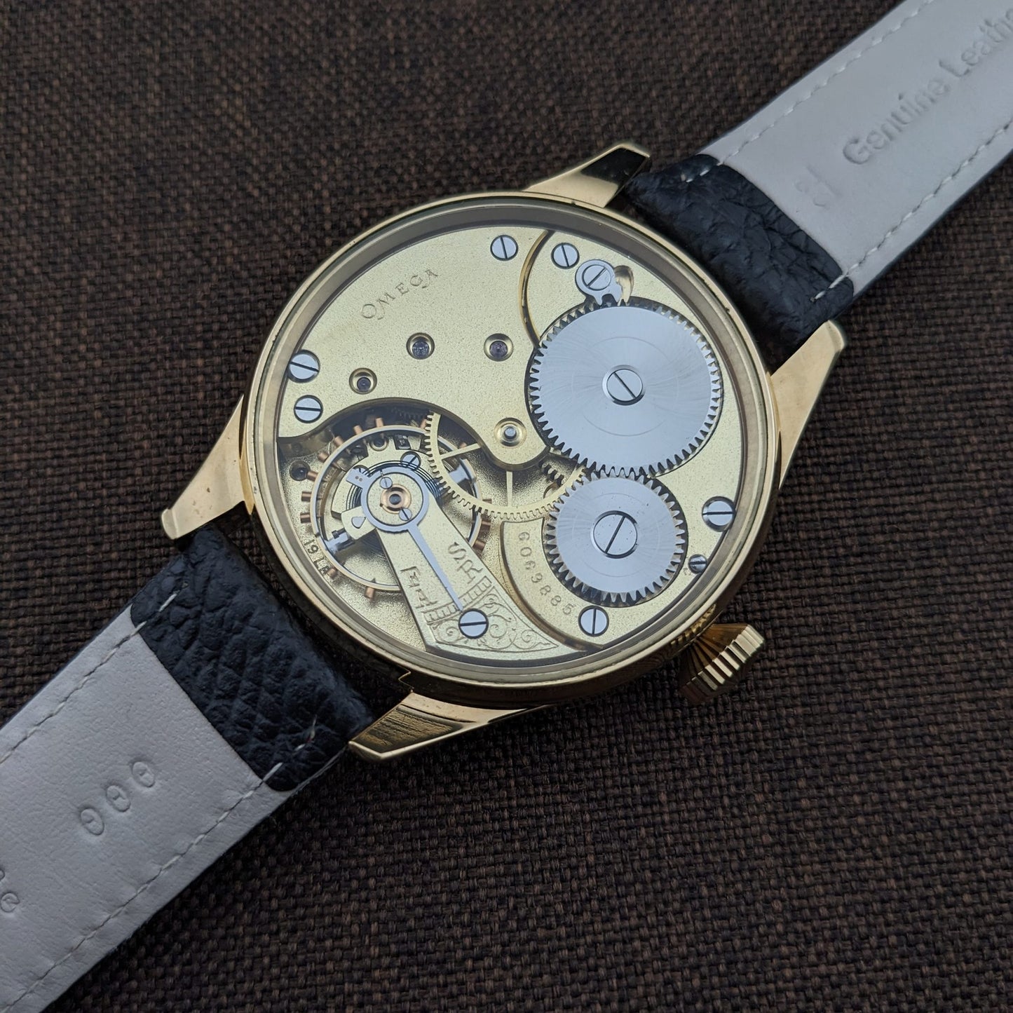 108 Years Old Antique Omega pocket Watch Movement / Antique Gilded Cal 19LB Movement / Serviced vintage watch