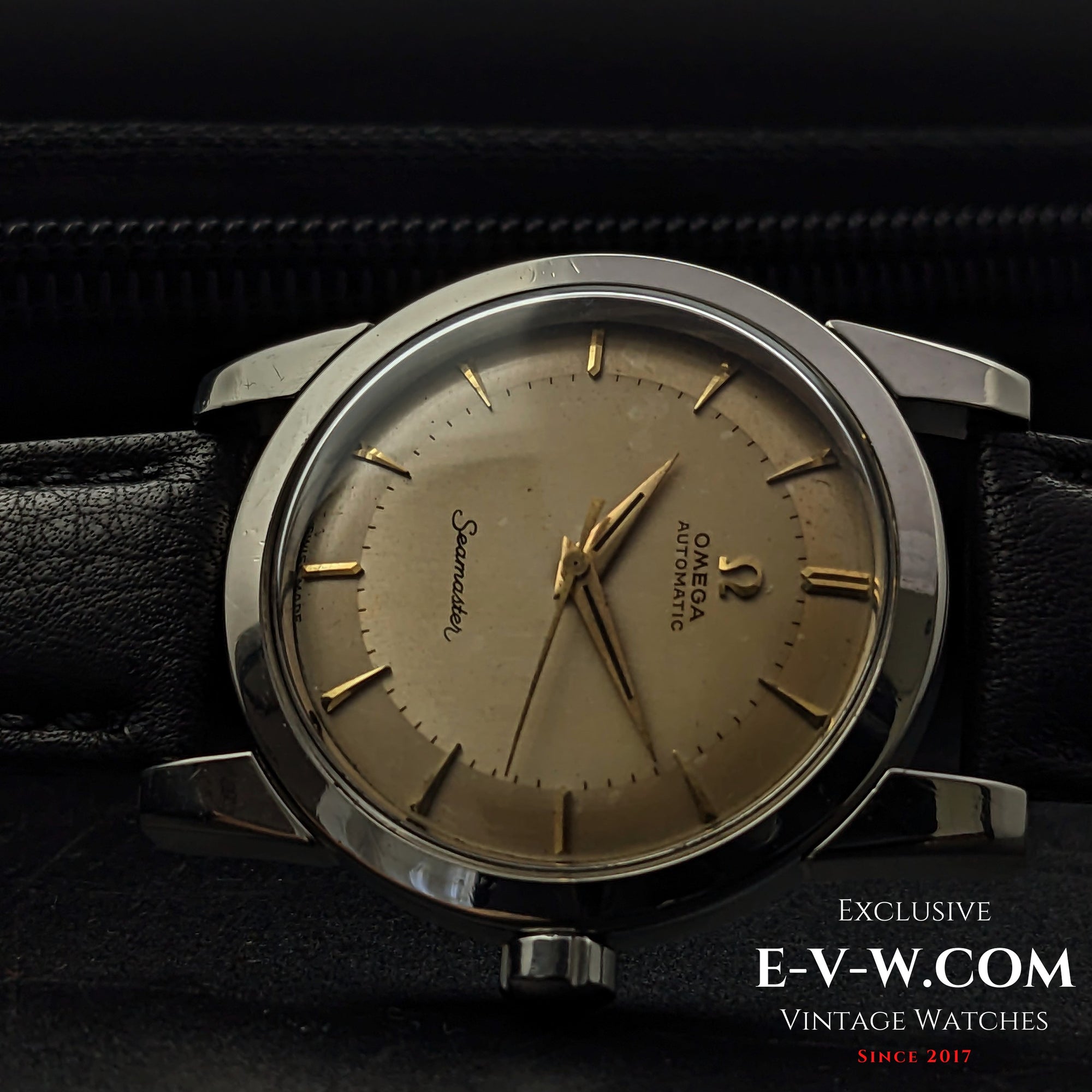 70 Jahre alte Vintage Omega Seamaster Bumper Automatic Ref. 2577 / Kal. 354, Baujahr 1954