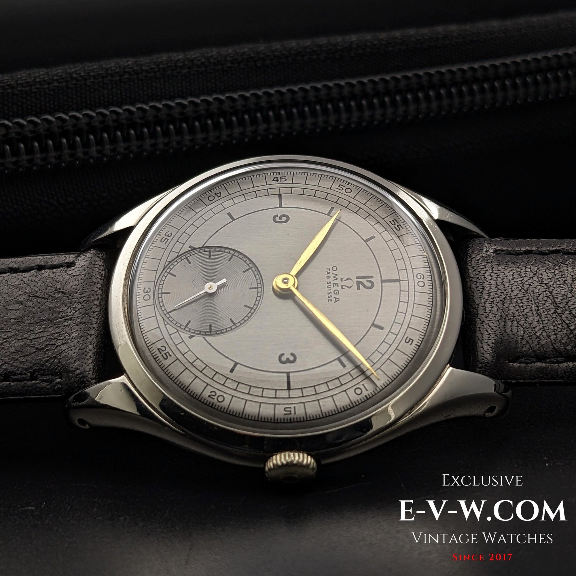77 Years Old Vintage Omega Sector Dial / Oversize Jumbo 38mm / Ref. 2505 / Cal. 265 / Vintage 1947