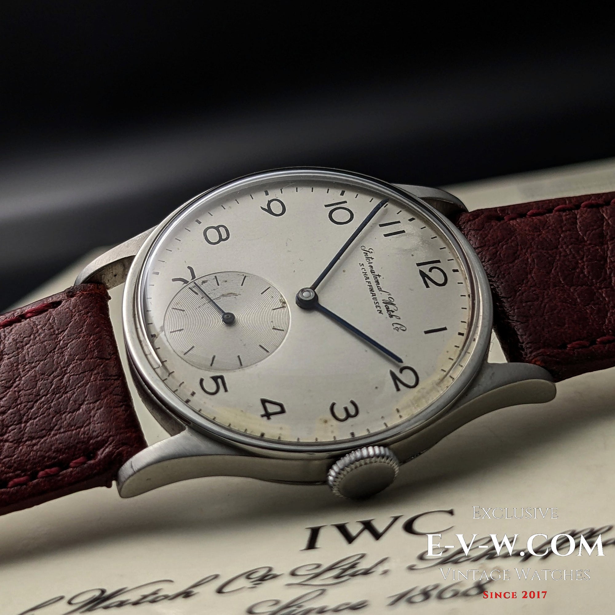 Reloj de vestir IWC Schaffhausen vintage de 87 años | Calibre 83 | Vintage 1938 / Revisado
