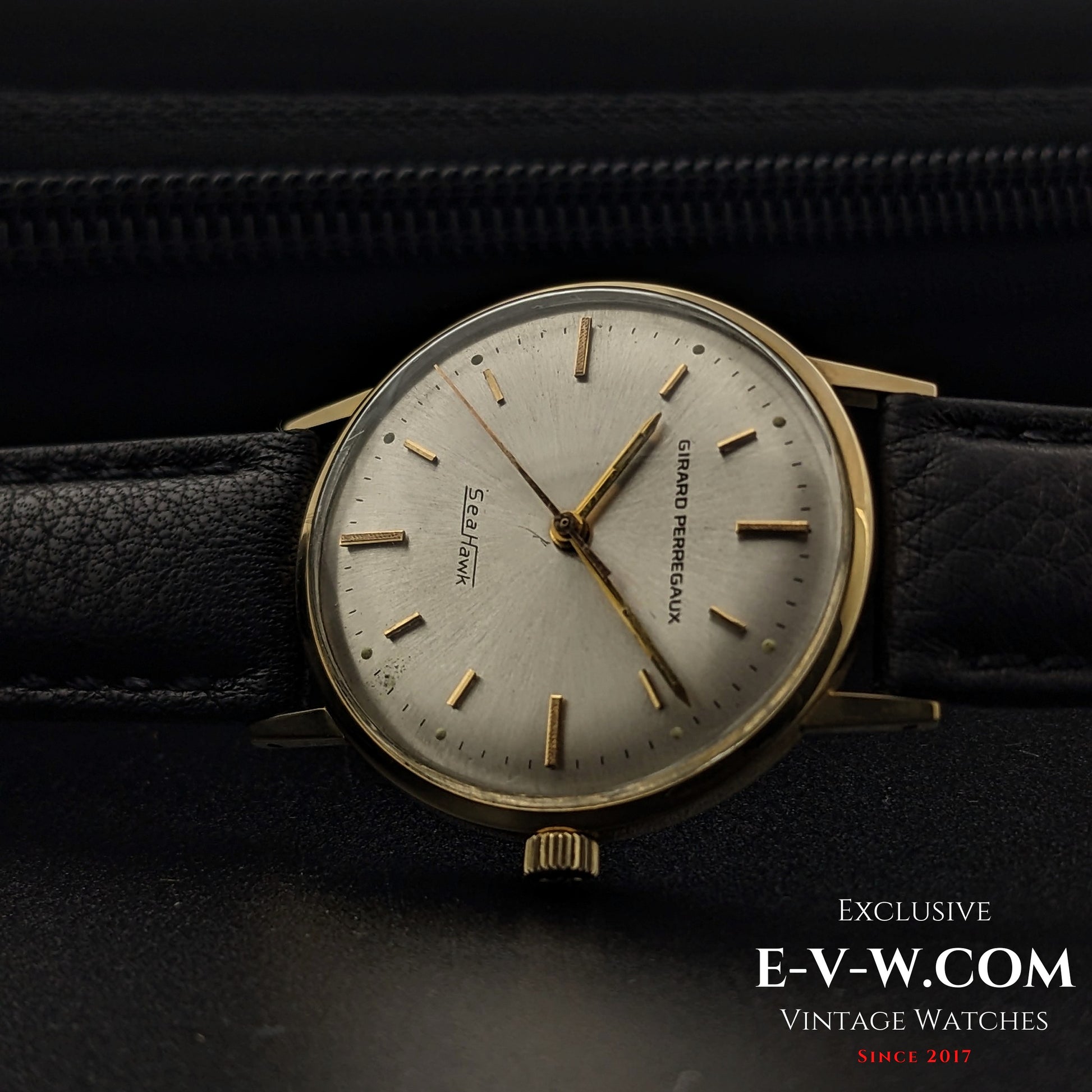 64 Years Old Vintage Girard Perregaux Sea Hawk 14K Yellow Gold / Vintage 1960