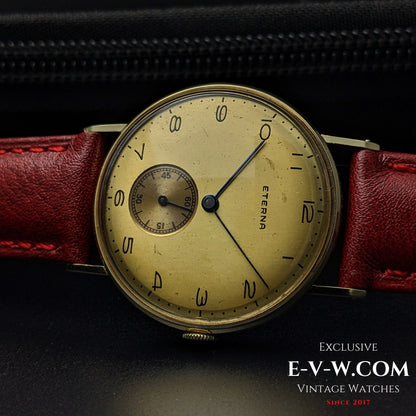 84 Years Old Vintage Eterna 14K Gold / WWII / Cal. 1020 / Vintage 1941
