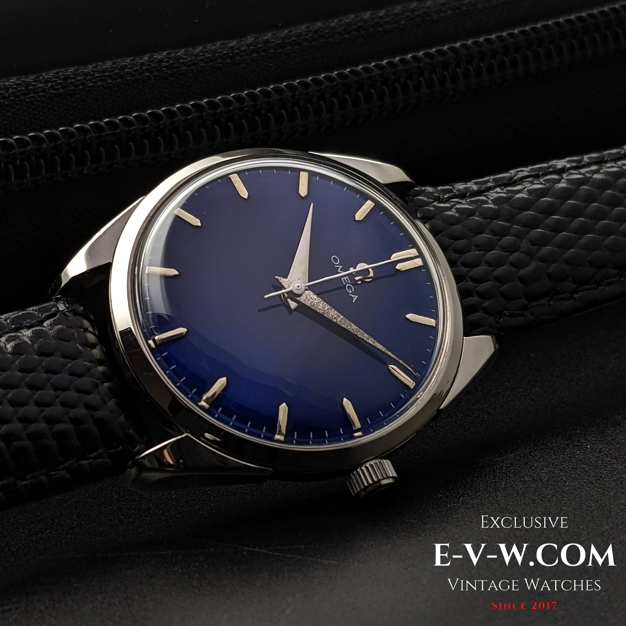 65 Years Old Vintage Omega Blue Ref. 2910-5 SC / Cal. 284 (30T2 family) / Vintage 1958