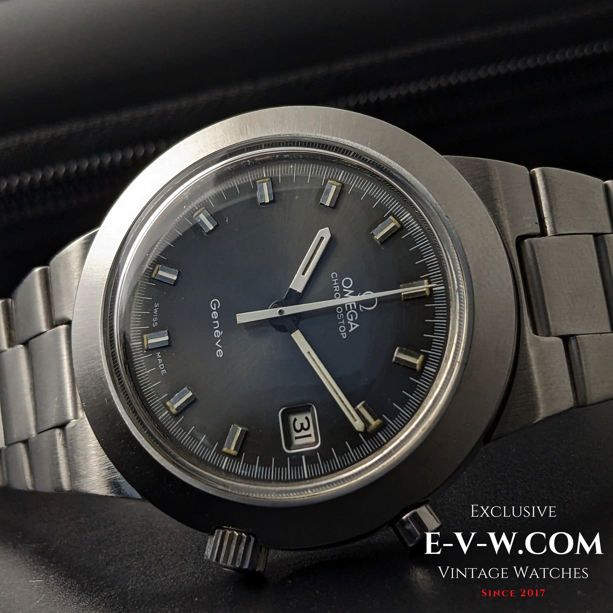 Omega Chronostop UFO vintage de 56 ans / Réf. 146012 / Cal. 920 / Année 1969 / Révisée 