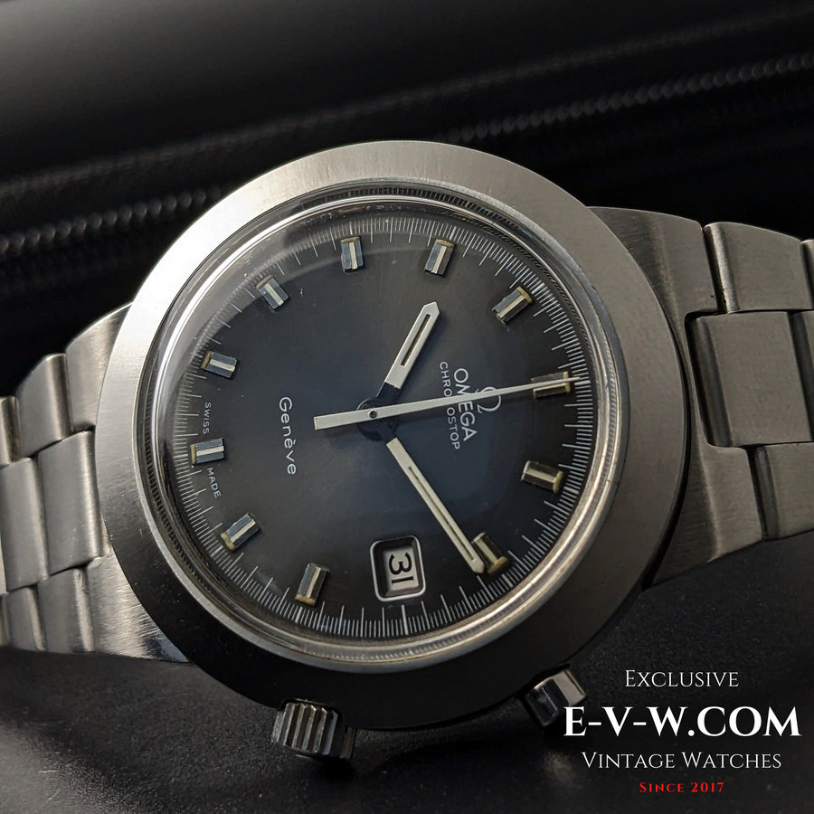 Omega Chronostop UFO vintage de 56 ans / Réf. 146012 / Cal. 920 / Année 1969 / Révisée 
