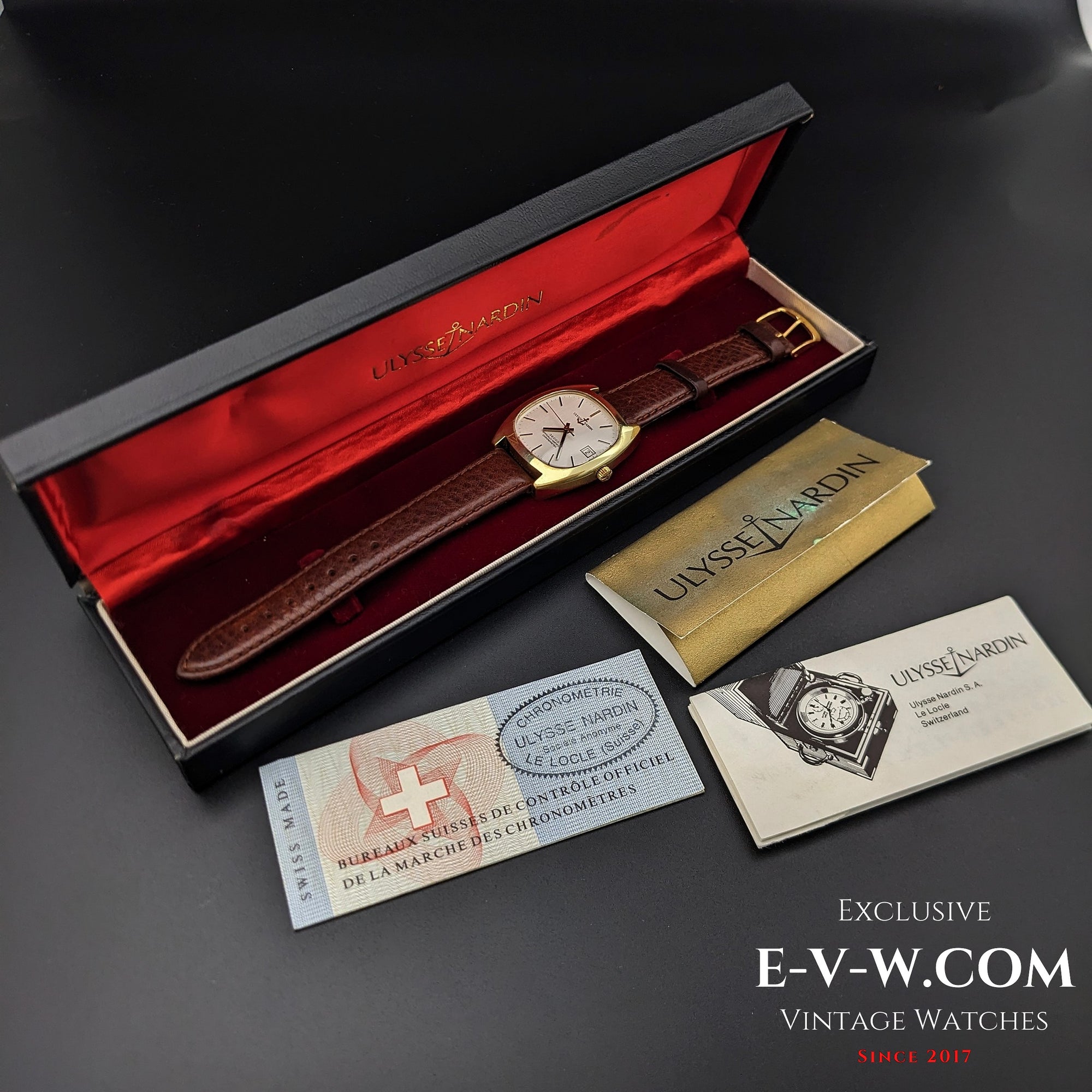 54 Jahre alter Vintage-Chronometer Ulysse Nardin 36000 Automatik, offiziell zertifiziert, Kaliber NB11QU, aus den 1970er Jahren