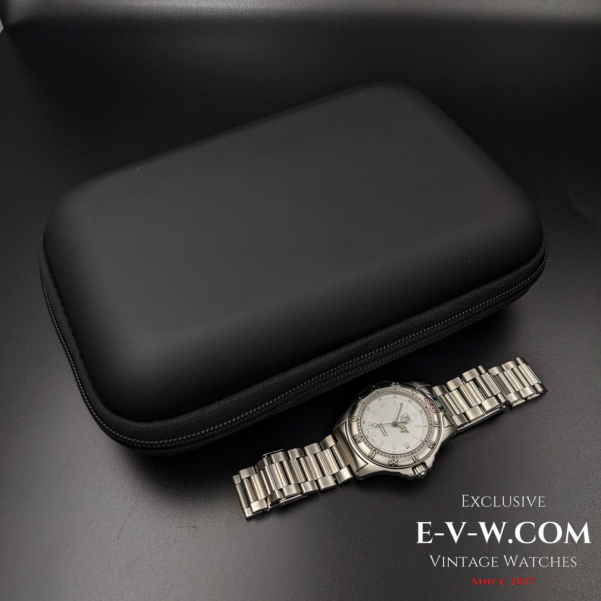 30 Years Old Vintage TAG HEUER 4000 Automatic / Ref. WF2110-K / Cal. 2824-2 / Vintage 1990's
