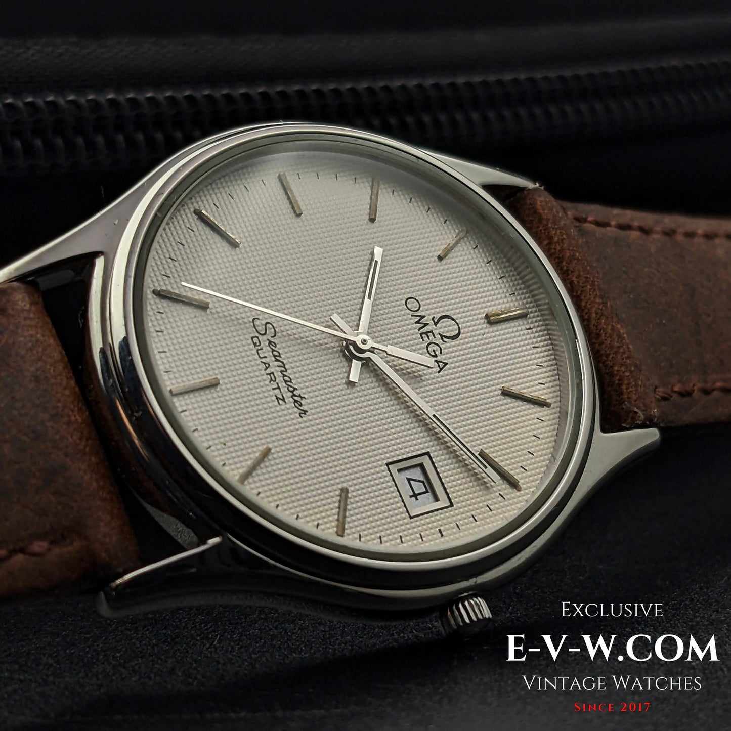 41 Years Old Vintage Omega Seamaster / Guilloche Dial / Cal. 1430 / Vintage 1982