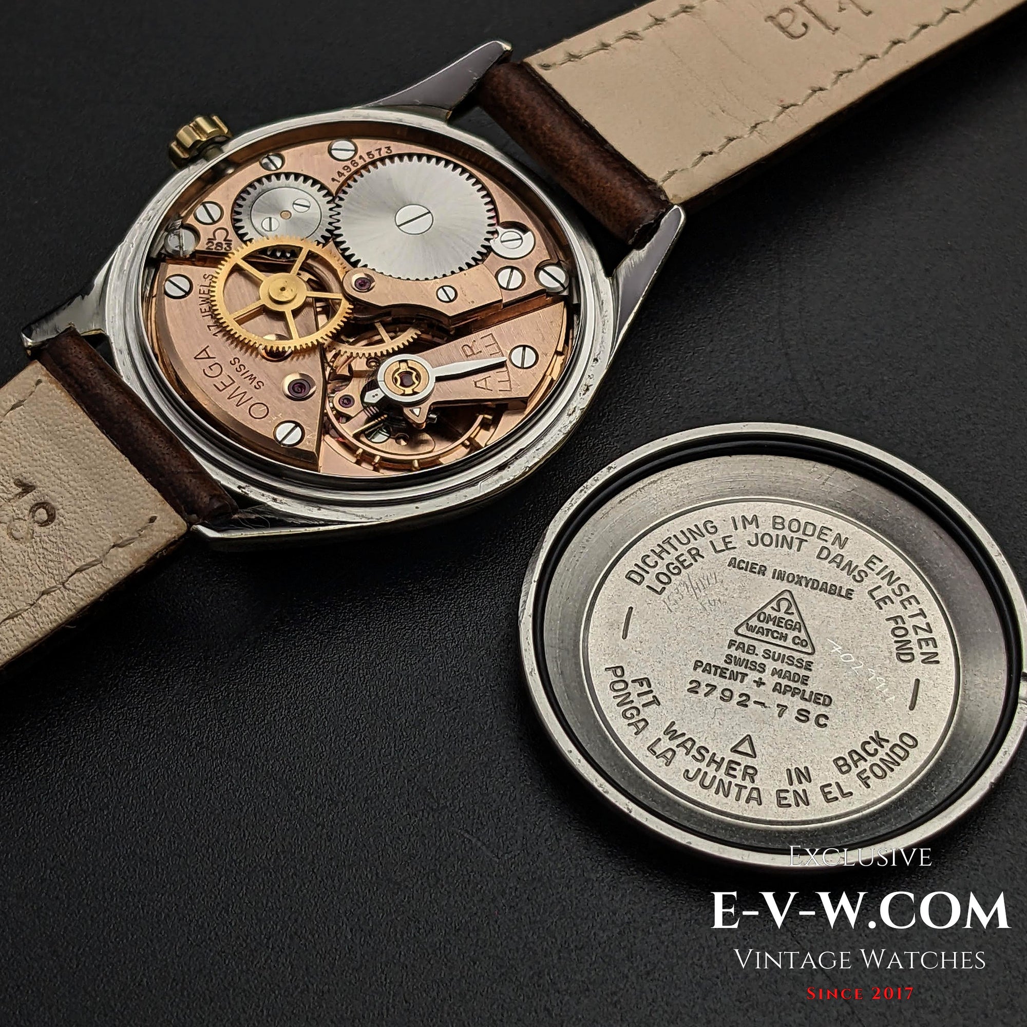 69 Years Old Vintage Omega Oversize Ref. 2792 -2 SC / Cal. 283 (30T2 family) / Vintage 1954