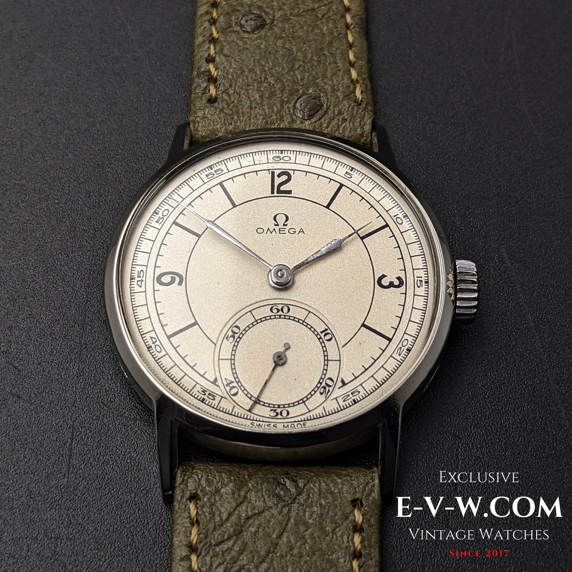 84 Years Old Vintage Omega Sector / Cal. 30T2 / Vintage 1939