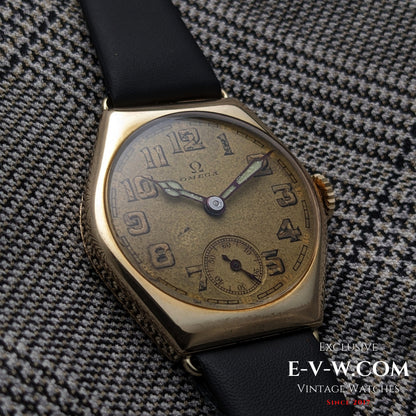 96 Years Old Antique Omega Art Deco Gold Plaqué | Cal. 26.5 SOB | Antique 1929 | Serviced