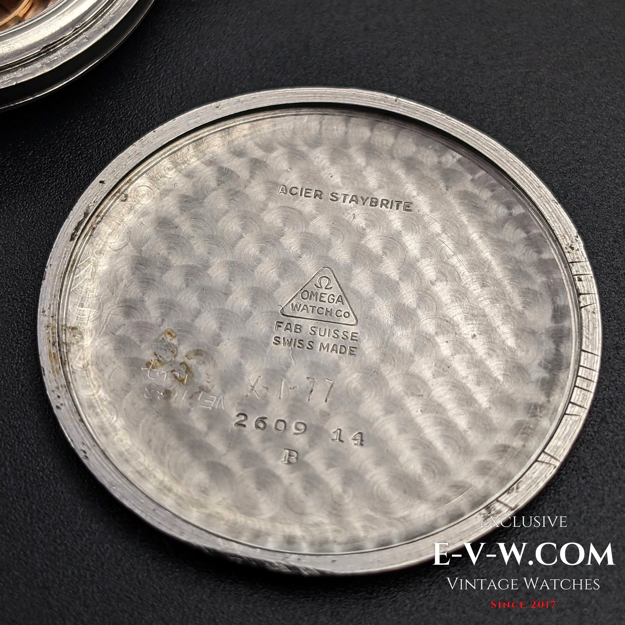 72 Years Old Vintage Omega Guilloche-Honeucomb  Dial / Jumbo Ref. 2609 / Cal. 266 / Vintage 1952