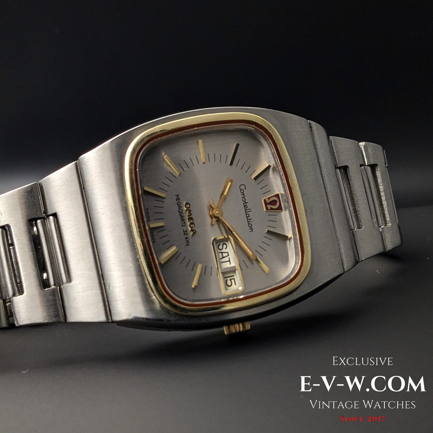 50 Years Old Vintage Omega Constellation MEGAQUARTZ 32 KHz / Ref. 196.0019 / Cal.1310 / Vintage 1975