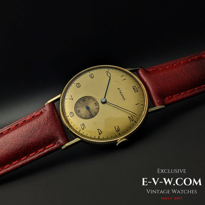 84 Years Old Vintage Eterna 14K Gold / WWII / Cal. 1020 / Vintage 1941
