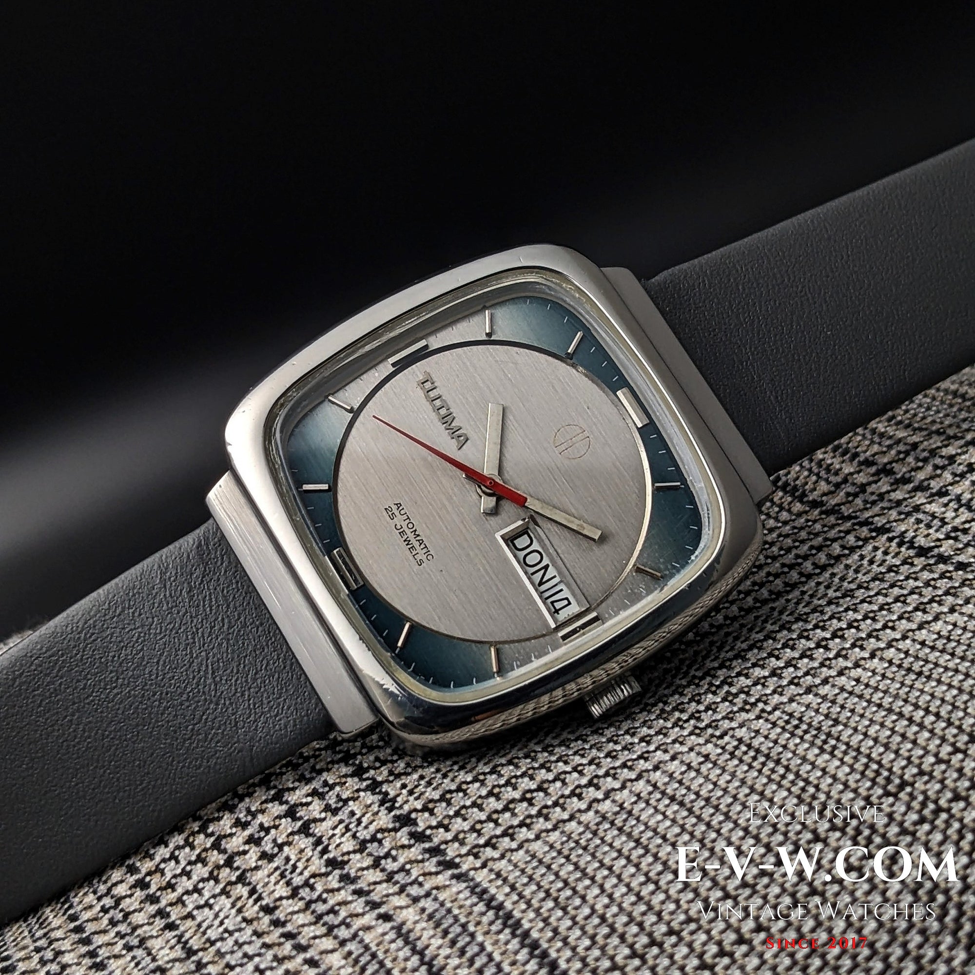 Vintage TUTIMA Glashütte heritage | Automatic TV case Day-Date | Cal. PUW 1563T | Vintage 1970 / Serviced