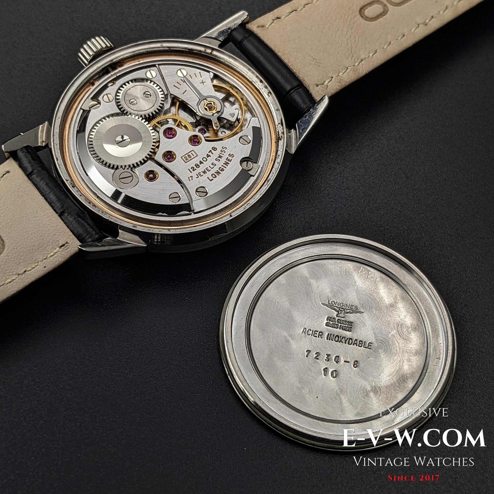 59 Years Old Vintage Longines Sector Dial / Oversize Jumbo 38mm / Ref. 7234 /Cal. 281 / Vintage 1965