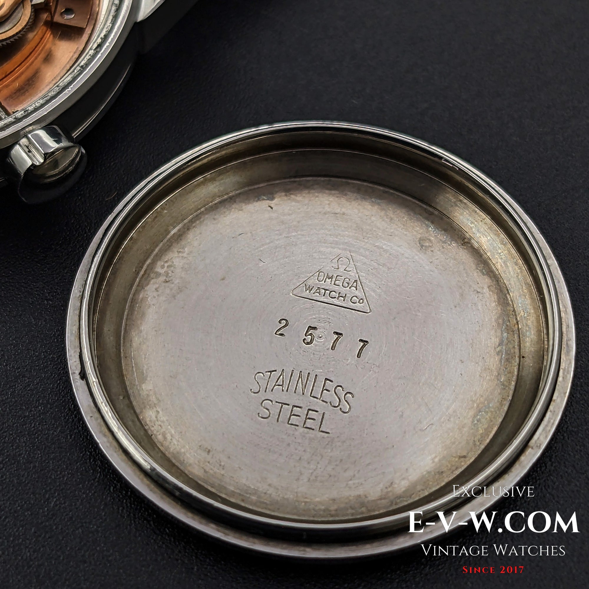70 Jahre alte Vintage Omega Seamaster Bumper Automatic Ref. 2577 / Kal. 354, Baujahr 1954