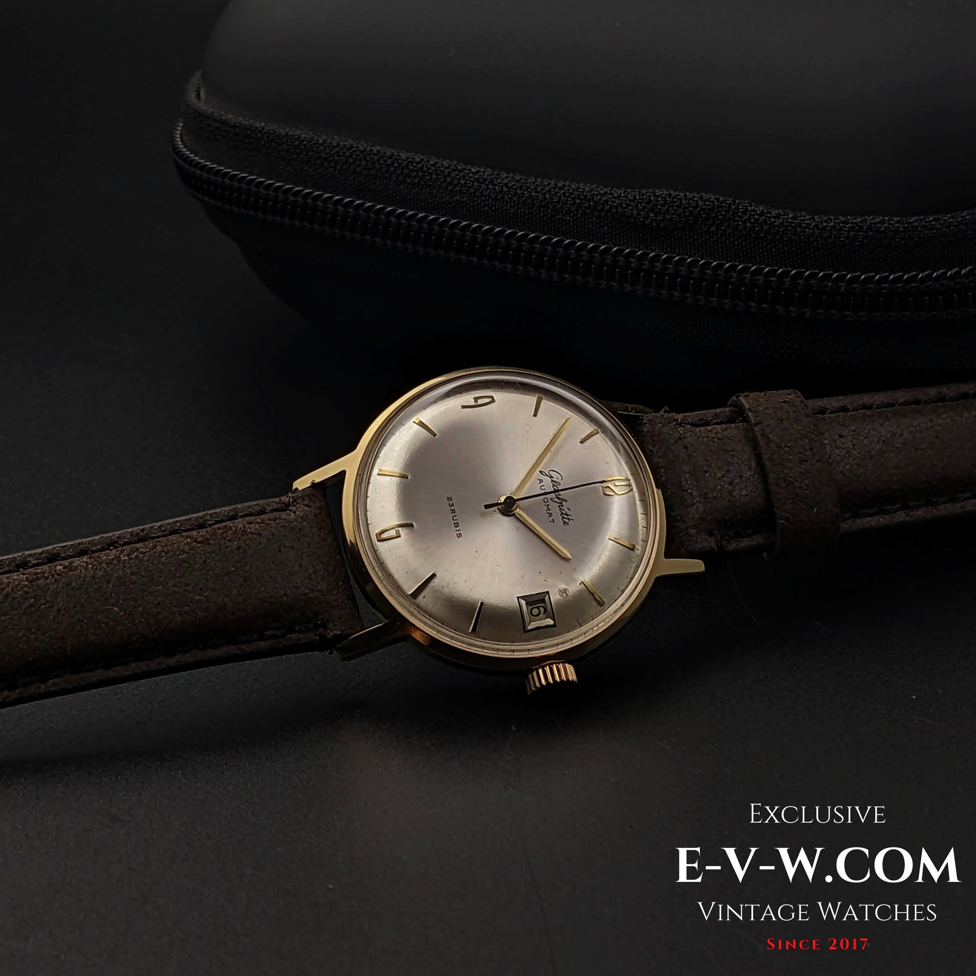 Orologio vintage GUB Glashutte AUTOMAT di 50 anni / Cal. 67.1 / Vintage anni '70