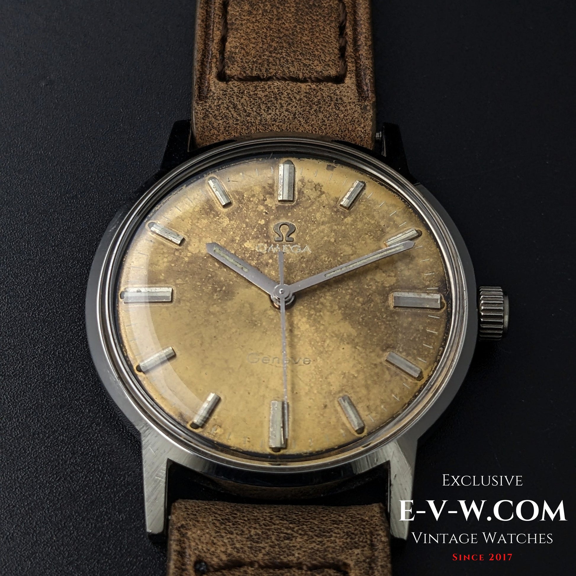 54 Years Old Vintage Omega Classic / Patina Dial / Ref. 135.070 / Cal. 601 / Vintage 1970