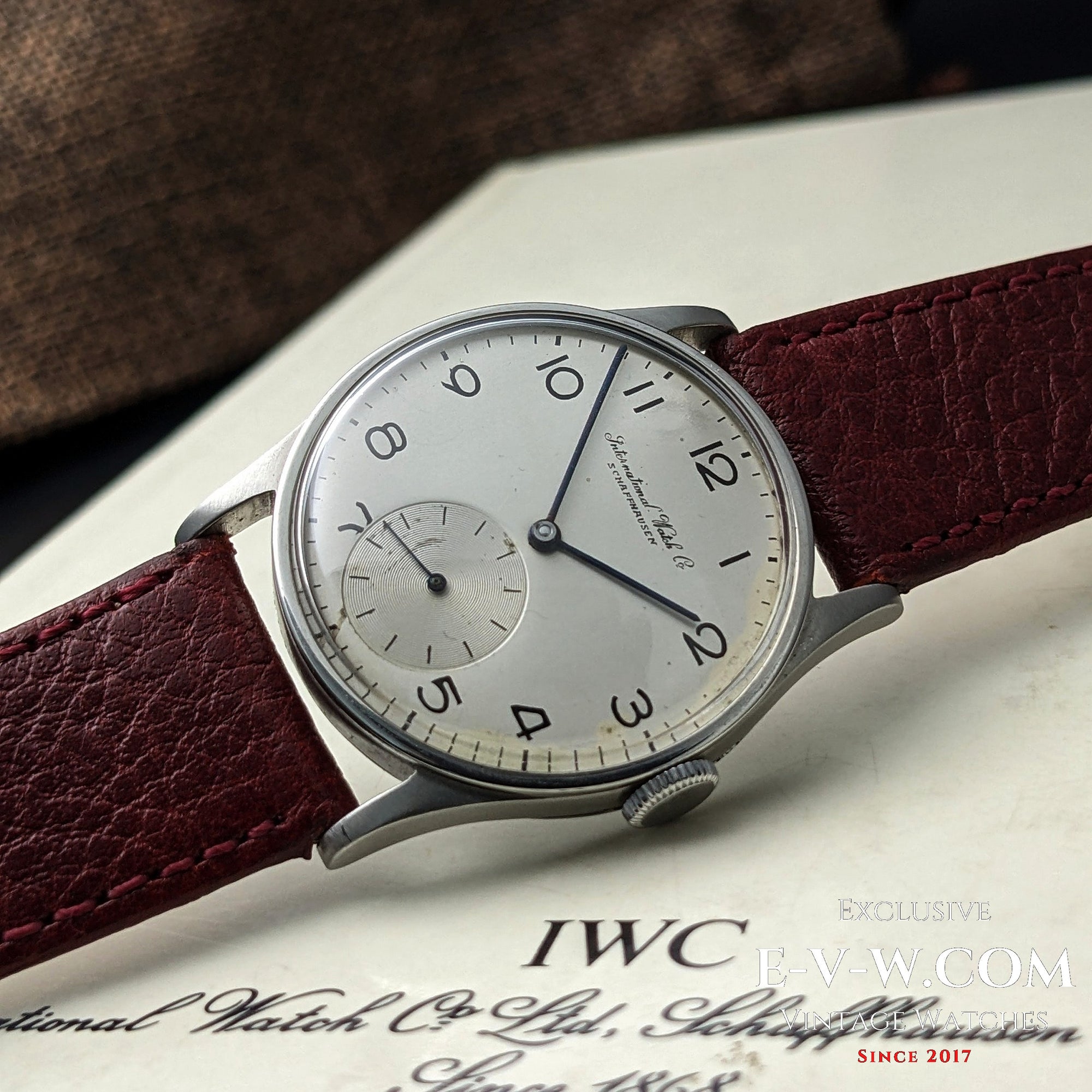 Reloj de vestir IWC Schaffhausen vintage de 87 años | Calibre 83 | Vintage 1938 / Revisado