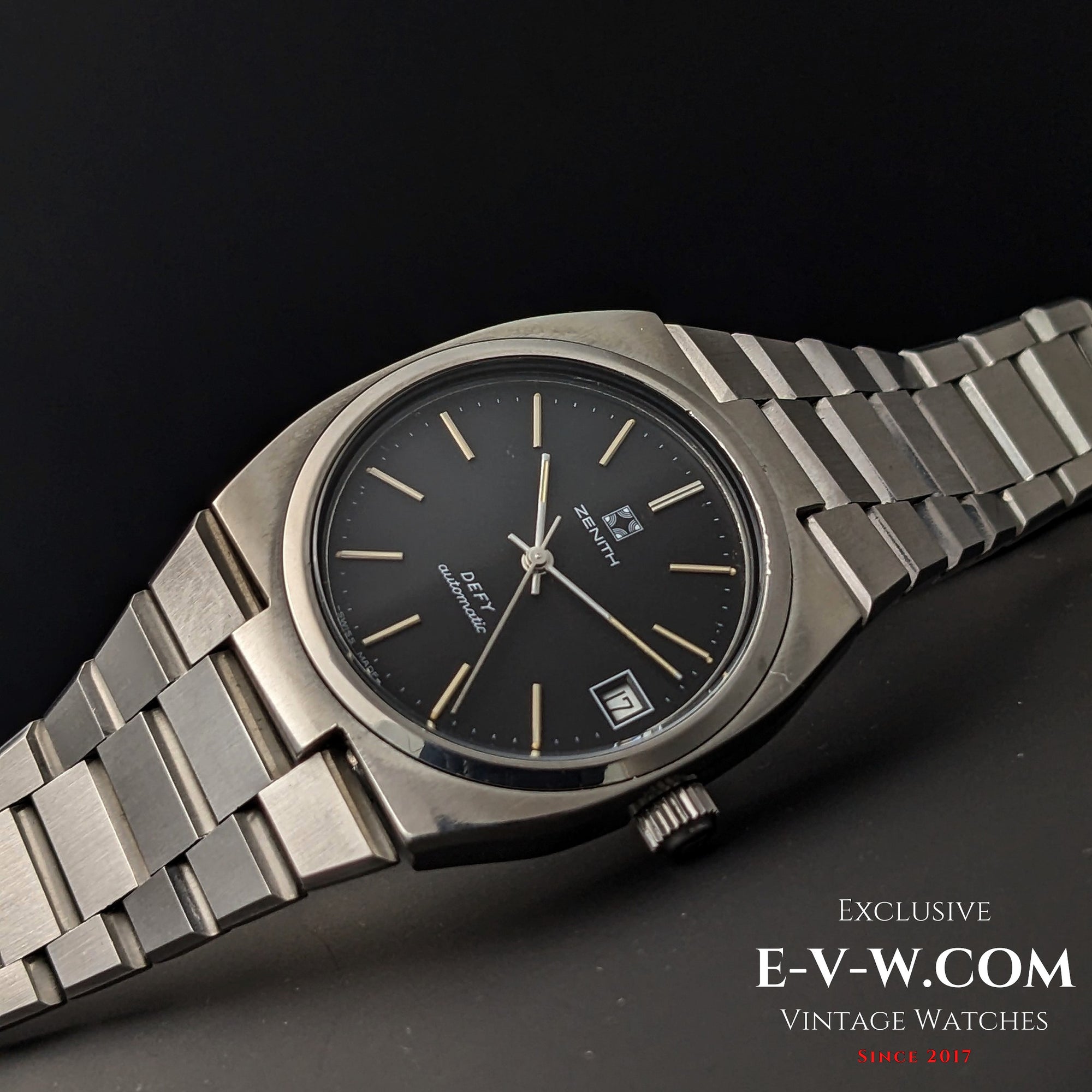 زينيث ديفاي أوتوماتيك سيرف | المرجع 02.0360.380 | عيار 2572PC | عتيق من السبعينات | مجدد