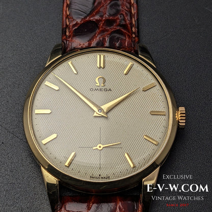 72 Years Old Vintage Omega Guilloche-Honeucomb Dial / Ref. 2512 11 / Cal. 266 / Vintage 1952