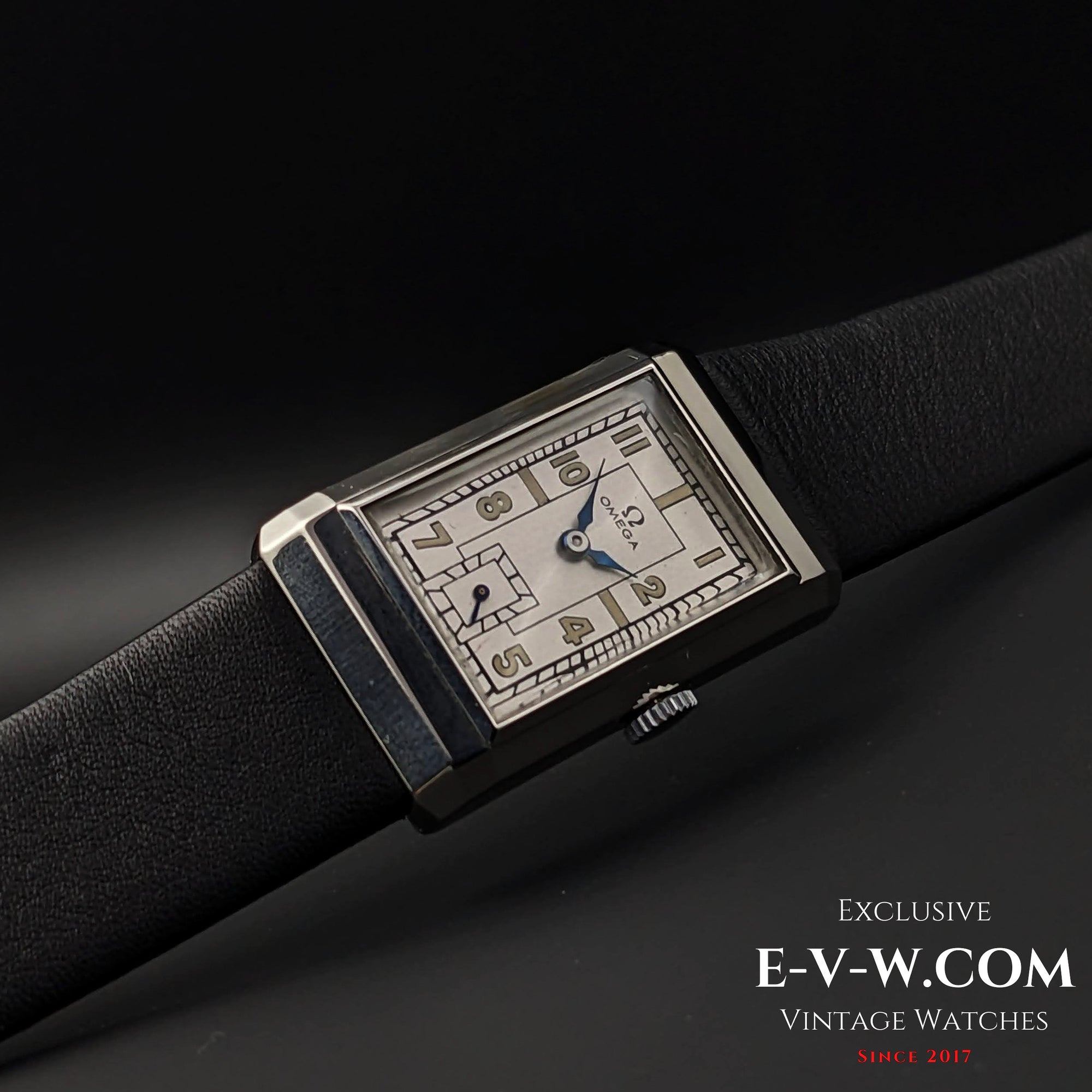 84 Years Old Vintage Omega Art Deco Tank / Cal. T17 / Vintage 1939