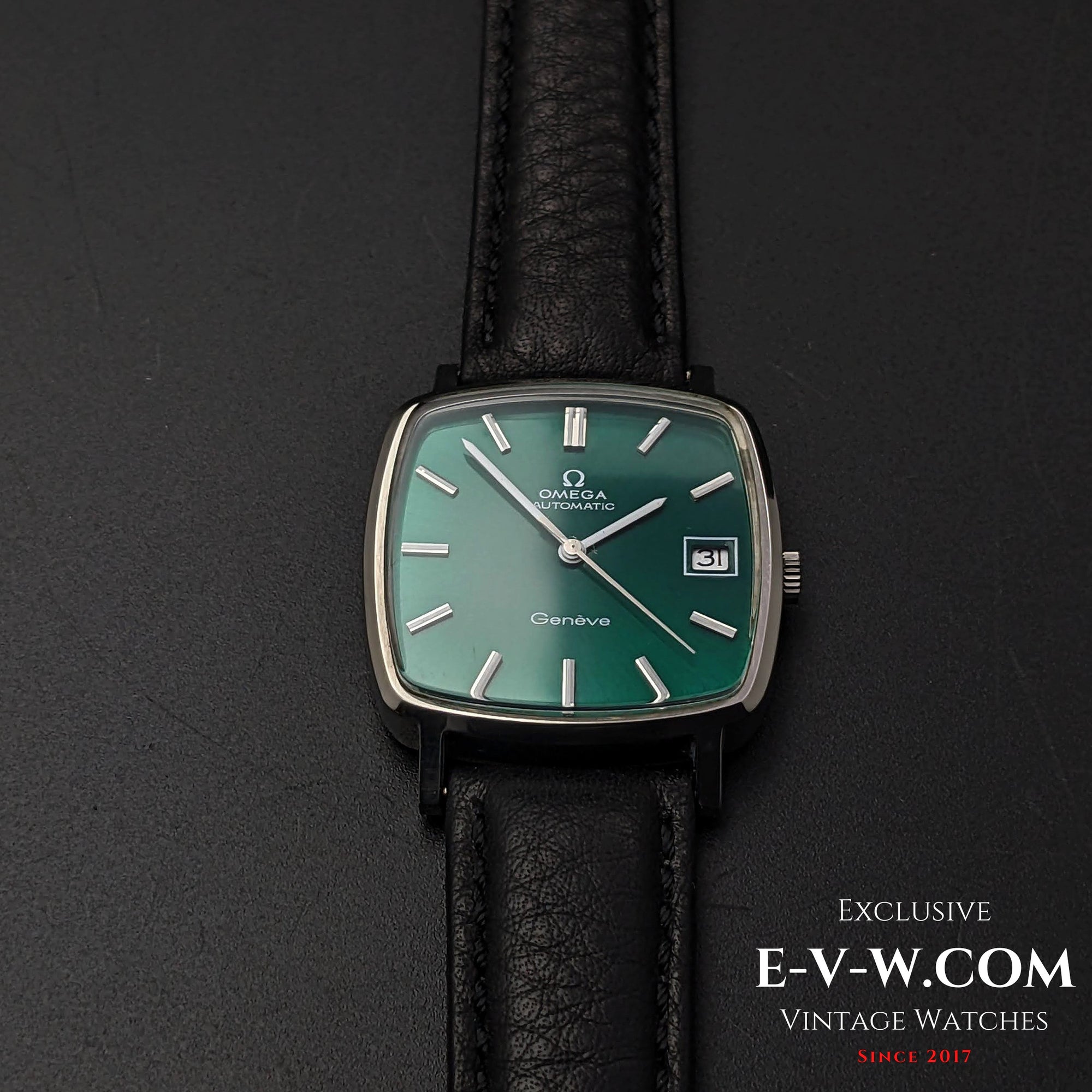 50 Years Old Vintage Omega Automatic / Green Dial Ref. ST1620060 / Cal. 1012 / Vintage 1973